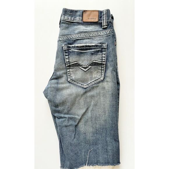 Flypaper Jeans Mens Cut Off Jean Shorts Size 29 100% Cotton Casual Living Summer - Picture 6 of 10